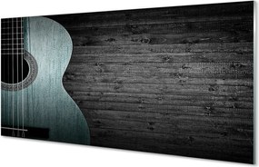 Szklany Panel Struny Gitary