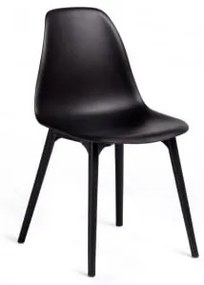 Krzesło Jadalniane Z Polipropylenu Scand Czarna - Sklum
