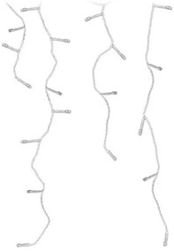 Świąteczna kurtyna świetlna 180 LED, IP44, 6 m, biały