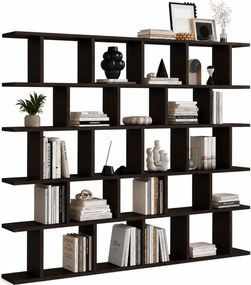 Duży regał biblioteczka w stylu nowoczesnym wenge S5-W04