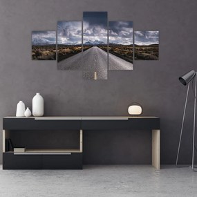 Obraz drogi na pustyni (125x70 cm)