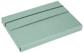Zielony kartonowy organizer Olof Canvas Paper Laminate – Bigso