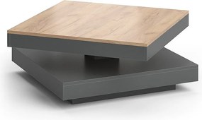 Stół kawowy antracyt 70x70x34 elias