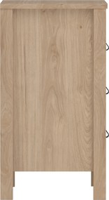 Szafka nocna z 3 szufladami Madrid, jackson hickory