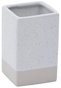 Kremowy ceramiczny kubek na szczoteczki do zębów Careli – Kave Home