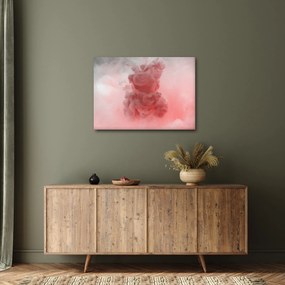 Obraz czerwonego dymu (70x50 cm)