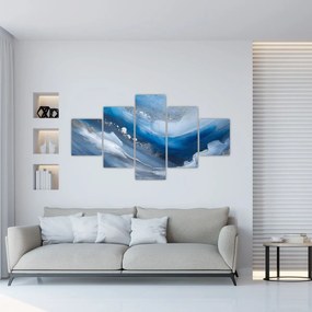 Obraz - Abstrakcja oceanu (125x70 cm)