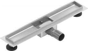 Mexen Flat korpus do odpływu liniowego 60 cm, inox - 1015060