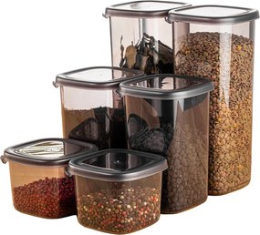 Pojemniki 6 szt. na żywność Fresco – Hermia