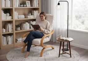 Elegancki fotel finka Kira z podłokietnikami