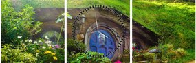 Obraz - Hobbit (z zegarem) (90x30 cm)