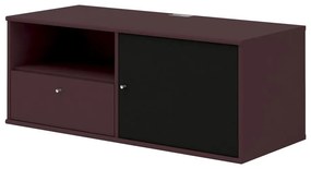 Bordowa komoda pod TV Mistral 222