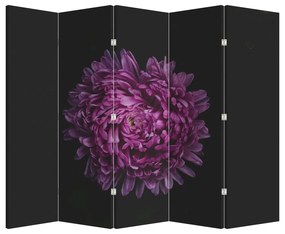 Parawan - Fioletowy kwiat (210x170 cm)