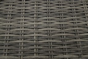 Rattanowy zestaw modułowy BORNEO LUXURY dla 2 osób (szary)