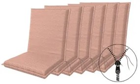 ART 4041 niski - komplet 6 szt. - poduszki na krzesło i fotel