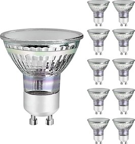 Żarówka LED NETTLIFE GU10 Ciepła biel 3W 30W, energooszczędna lampa 3000K, kąt świecenia 110°