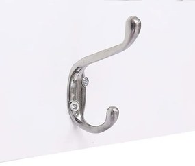 Wieszak Ścienny Biały Na Ubrania Dąb K7-H62