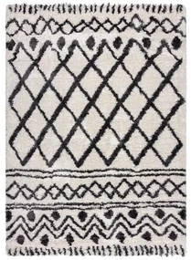 Dywan w kolorze kości słoniowej 80x150 cm Souq Lines – Flair Rugs