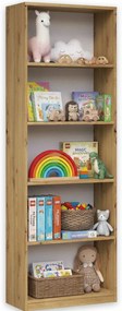 Dziecięcy regał słupek na zabawki dąb artisan F8-N03