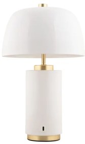 Lampa stołowa grzybek FREYA, bezprzewodowa, Ø 18 cm