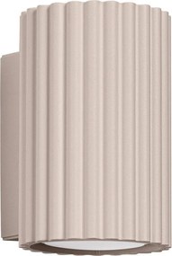 Szarobrązowy metalowy kinkiet ø 6,5 cm Gleam – Sollux