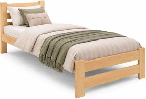 Skandynawskie pojedyncze łóżko sosnowe 80x200 S4-F82