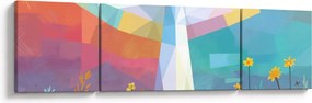 Obraz - Strażnik kwiatów (170x50 cm)