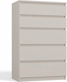Komoda: 5 szuflad, Kaszmir, 40 x 101 x 70 cm