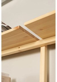 Regał ścienny z litego drewna sosnowego w naturalnym kolorze 192x47,5 cm Groove – Karup Design