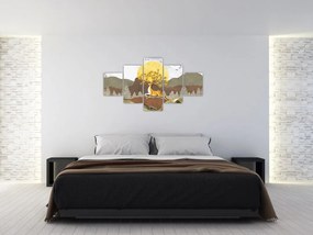 Obraz jelenia (125x70 cm)