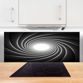 Panel Szklany do Kuchni Dynamiczny Rytm Kształtów