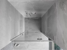 Mexen Mist-H L drzwi prysznicowe uchylne prawe 70 cm, transparent, chrom - 8A5L-070-000-01-00-P