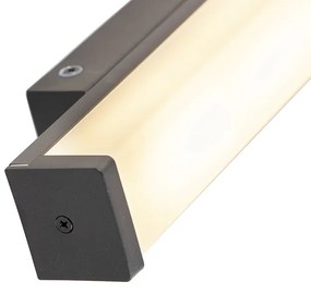 Nowoczesny Kinkiet / Lampa scienna łazienkowy czarny 32cm LED IP44 - Cascada Nowoczesny Oswietlenie wewnetrzne