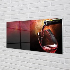 Panel szklany do Kuchni Klasyczne Czerwone Wino
