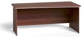 Narożne biurko ARRISTO LUX, 180x90 cm, prawe, orzech