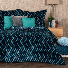 4Home Pościel mikroflanela Wave, 140 x 220 cm, 70 x 90 cm