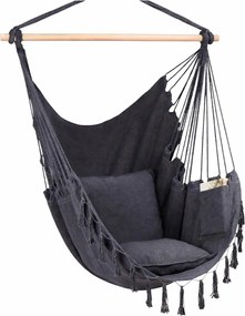 Fotel wiszący brazylijski z poduszką - hamak ogrodowy Breeze HC-2503