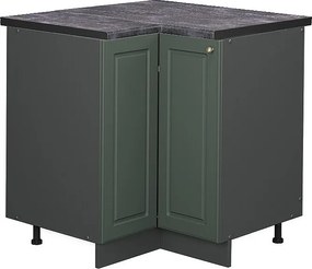 Szafka narożna green gold country 80.5x60x82 fame-line