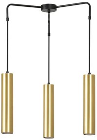 Czarna nowoczesna lampa wisząca spot - D063 H4-L39