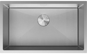 Mexen Trixo zlewozmywak stalowy 1-komorowy 750 x 440 mm, inox HC - 6415751000-01HC