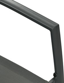 Outsunny Zestaw mebli ogrodowych, zestaw krzeseł ogrodowych, 1 stół, 4 krzesła, 150 x 87 x 72 cm, Szary