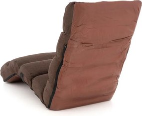 Leżak regulowany, brązowy