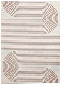 Różowo-jasnoszary dywan 80x150 cm Apollo – Think Rugs