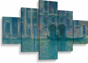 Obraz - Claude Monet, Palazzo da Mula, Venice, reprodukcje (125x70 cm)