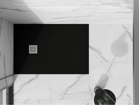 Mexen Stone+ brodzik kompozytowy prostokątny 100 x 90 cm, czarny - 44709010