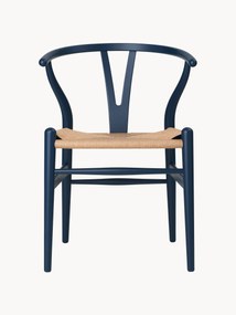 Krzesło z drewna z ręcznie plecionym siedziskiem CH24 Wishbone Chair