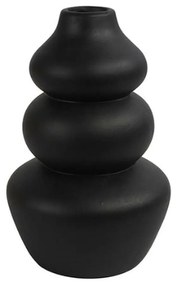 Czarny wazon ceramiczny CAIRN 22 cm