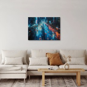 Obraz - Duże miasto, obraz olejny (70x50 cm)