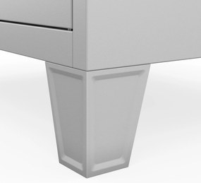 Szafka pracownicza BHP szara: BARTEK 2 Plus