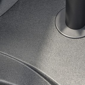 Outsunny podstawa parasola 20 kg stojak na parasole słupki na parasole 30-38 mm czarny